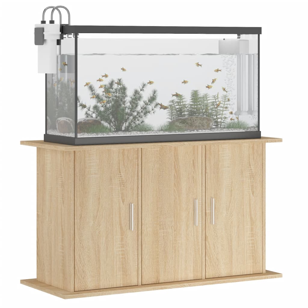 Aquariumständer Sonoma-Eiche 101x41x58 cm Holzwerkstoff Stilecasa