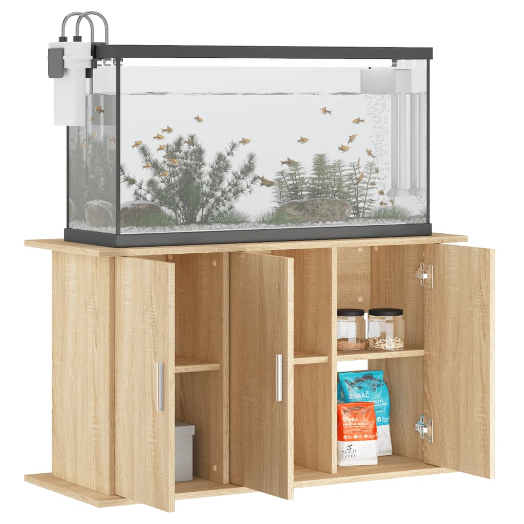 Aquariumständer Sonoma-Eiche 101x41x58 cm Holzwerkstoff Stilecasa