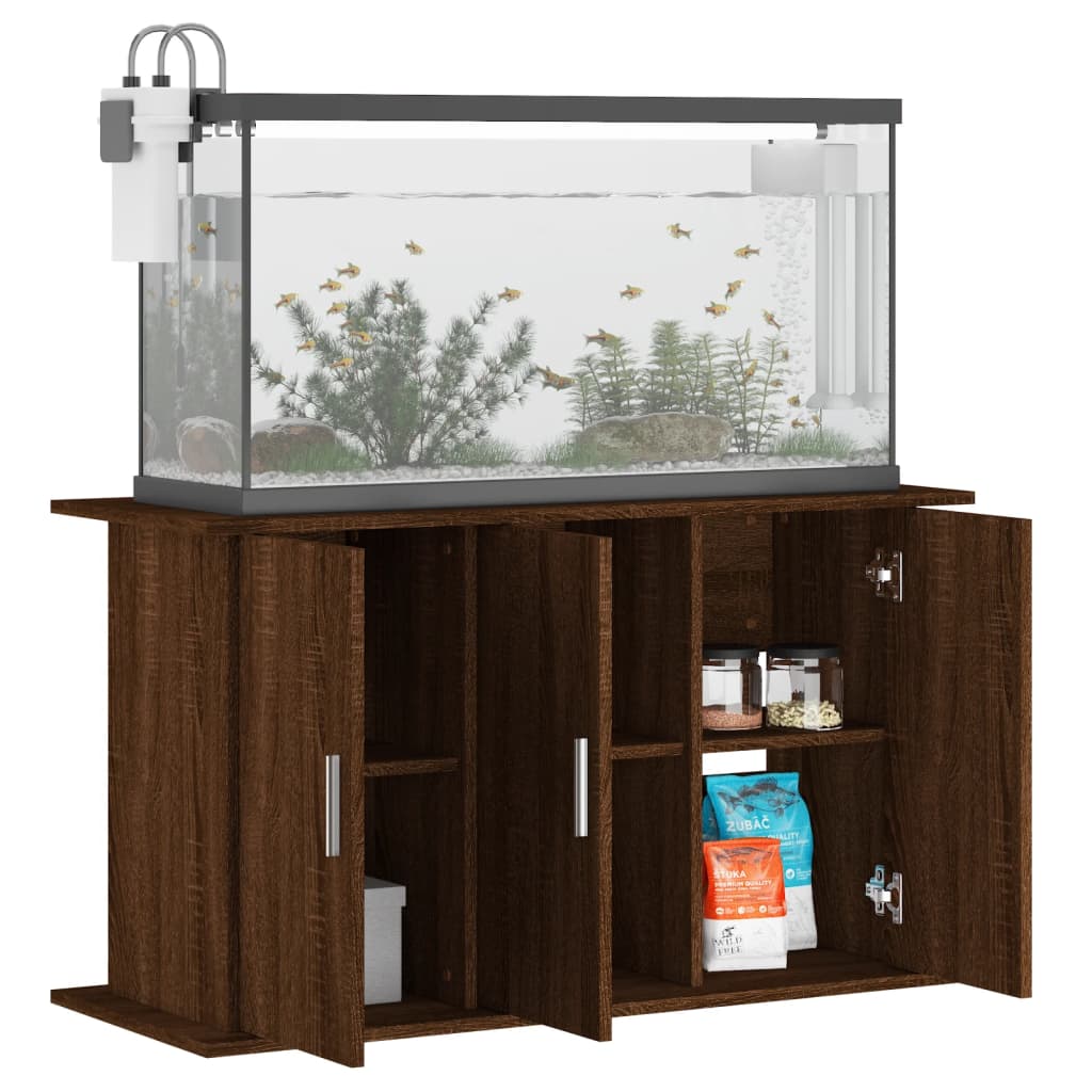 Aquariumständer Braun Eichen-Optik 101x41x58 cm Holzwerkstoff Stilecasa