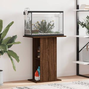 vidaXL Aquariumständer Braun Eichen-Optik 60,5x36x72,5cm Holzwerkstoff