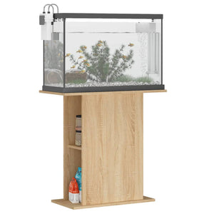 vidaXL Aquariumständer Sonoma-Eiche 75x36x72,5 cm Holzwerkstoff