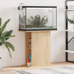 vidaXL Aquariumständer Sonoma-Eiche 75x36x72,5 cm Holzwerkstoff