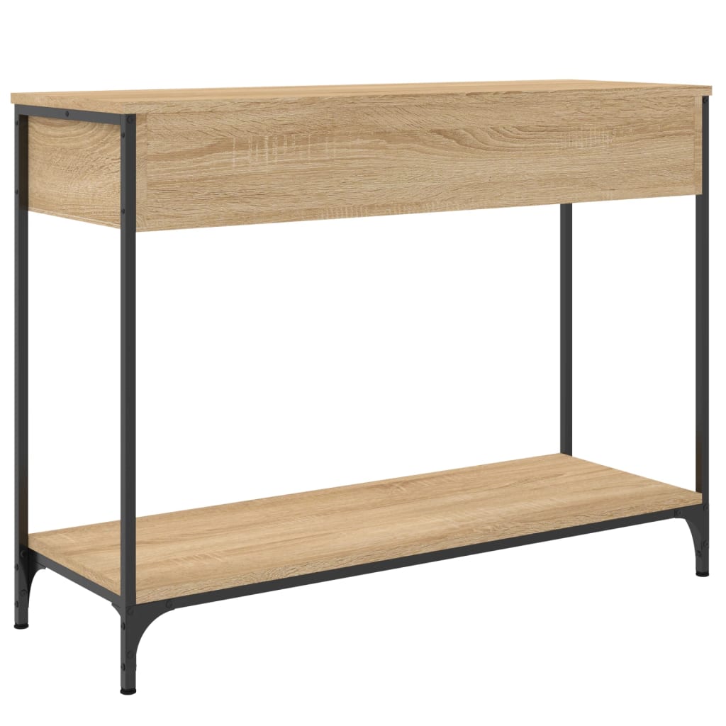 Konsolentisch Sonoma-Eiche 100x34,5x75 cm Holzwerkstoff Stilecasa