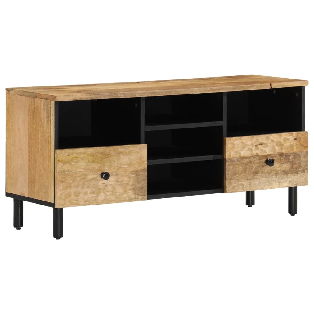 vidaXL TV-Schrank 100x33x46 cm Massivholz Mango