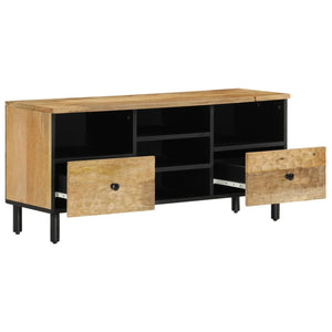 vidaXL TV-Schrank 100x33x46 cm Massivholz Mango