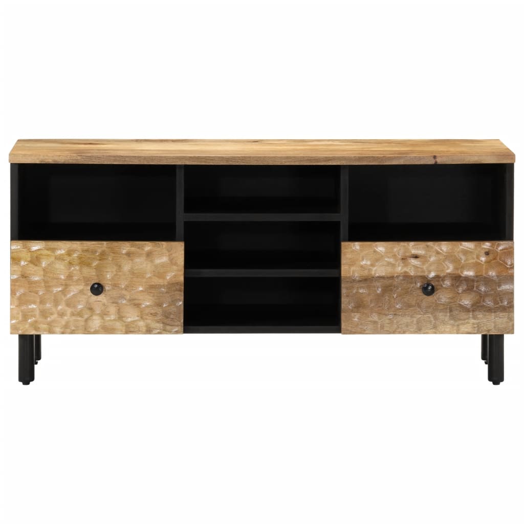 vidaXL TV-Schrank 100x33x46 cm Massivholz Mango