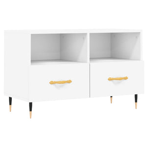 vidaXL TV-Schrank Weiß 80x36x50 cm Holzwerkstoff