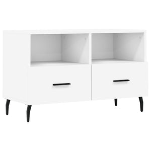 vidaXL TV-Schrank Weiß 80x36x50 cm Holzwerkstoff