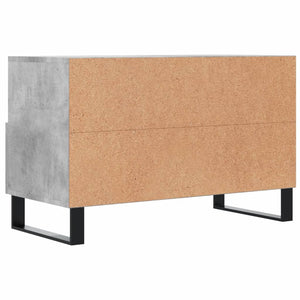 TV-Schrank Betongrau 80x36x50 cm Holzwerkstoff Stilecasa