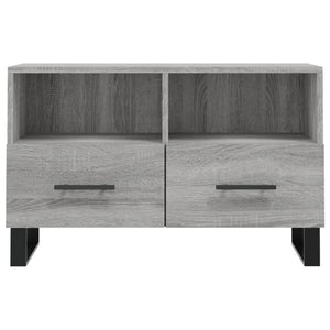 vidaXL TV-Schrank Grau Sonoma 80x36x50 cm Holzwerkstoff