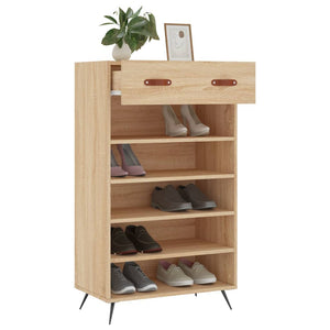 Schuhschrank Sonoma-Eiche 60x35x105 cm Holzwerkstoff