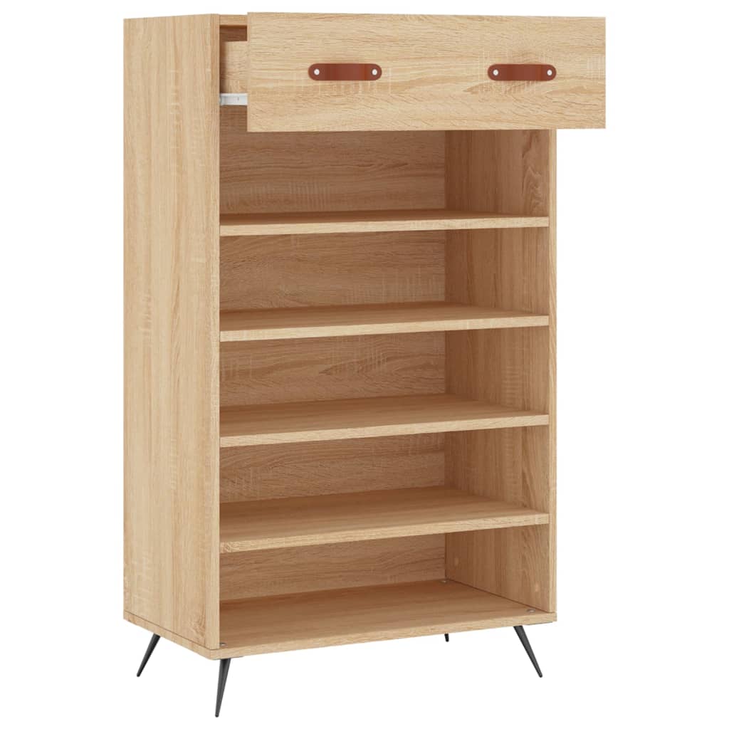 Schuhschrank Sonoma-Eiche 60x35x105 cm Holzwerkstoff