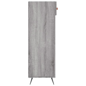 Schuhschrank Grau Sonoma 60x35x105 cm Holzwerkstoff