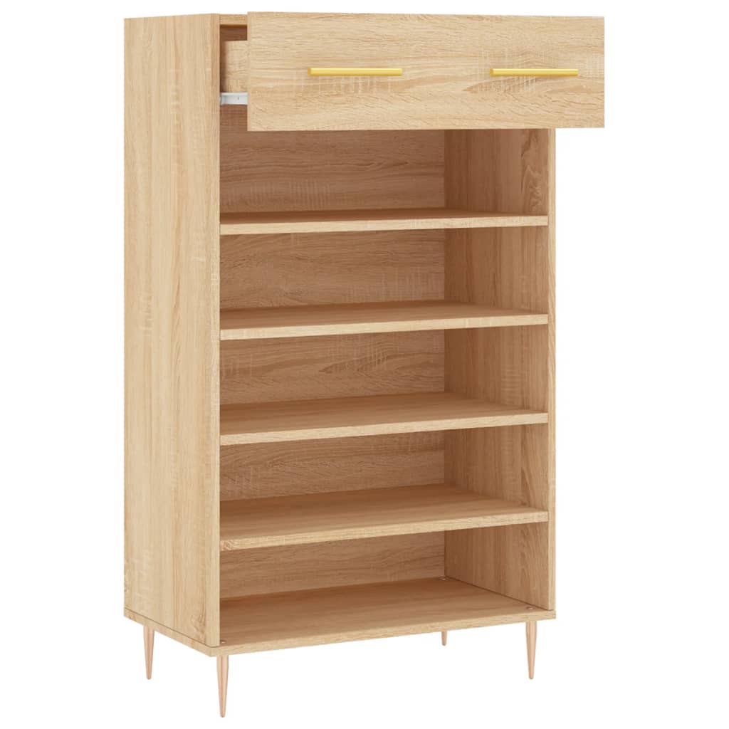 Schuhschrank Sonoma-Eiche 60x35x105 cm Holzwerkstoff