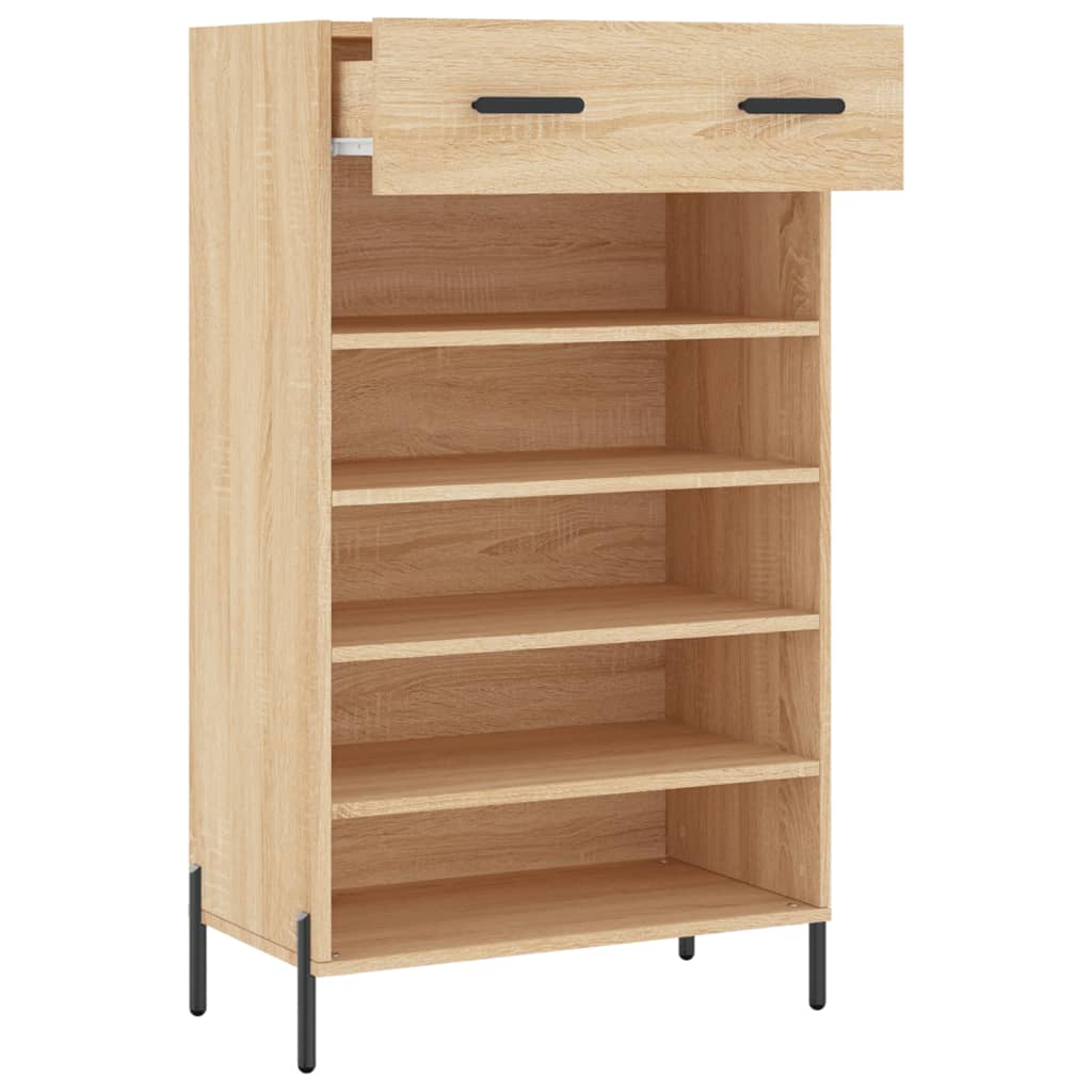 Schuhschrank Sonoma-Eiche 60x35x105 cm Holzwerkstoff