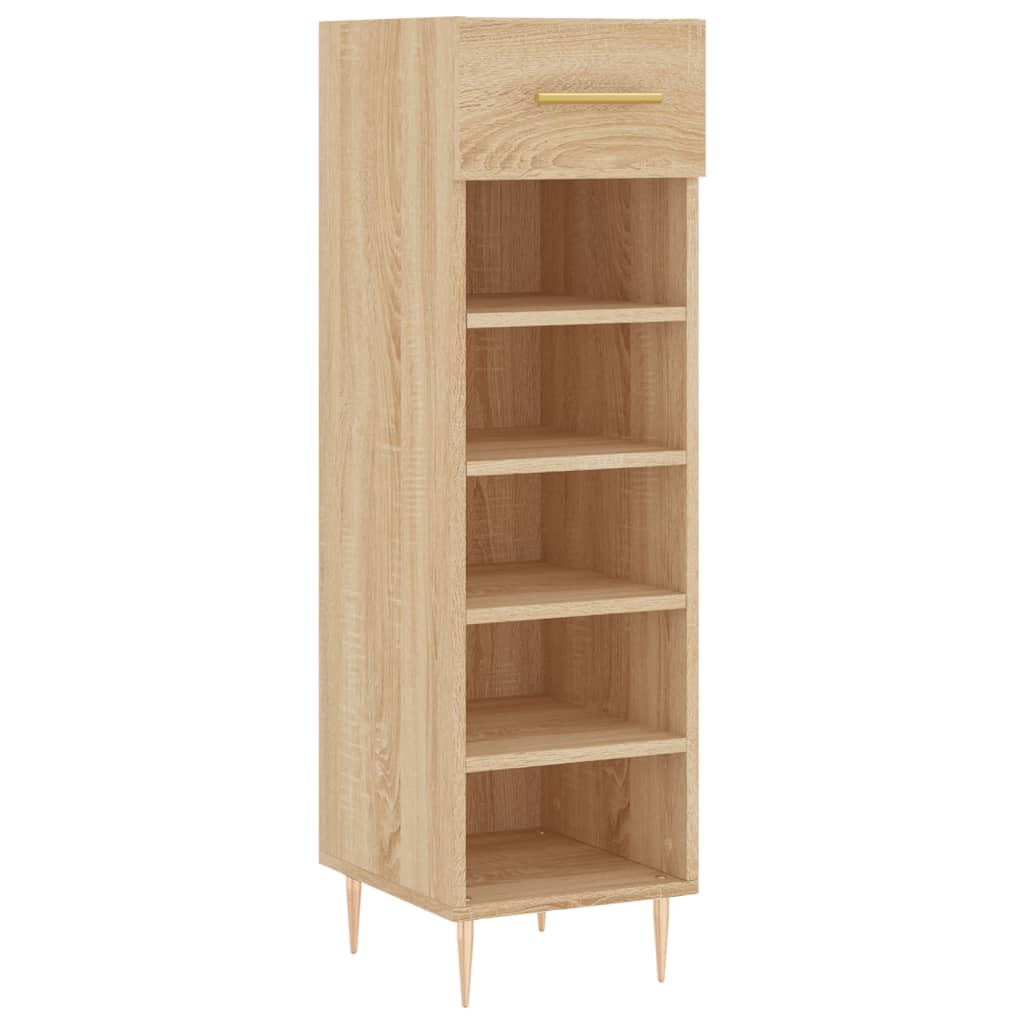 Schuhschrank Sonoma-Eiche 30x35x105 cm Holzwerkstoff