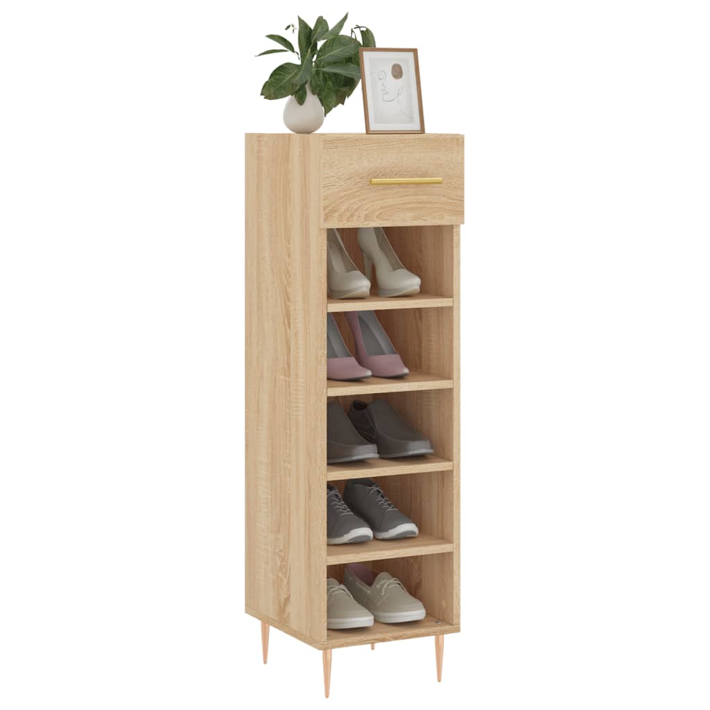 Schuhschrank Sonoma-Eiche 30x35x105 cm Holzwerkstoff