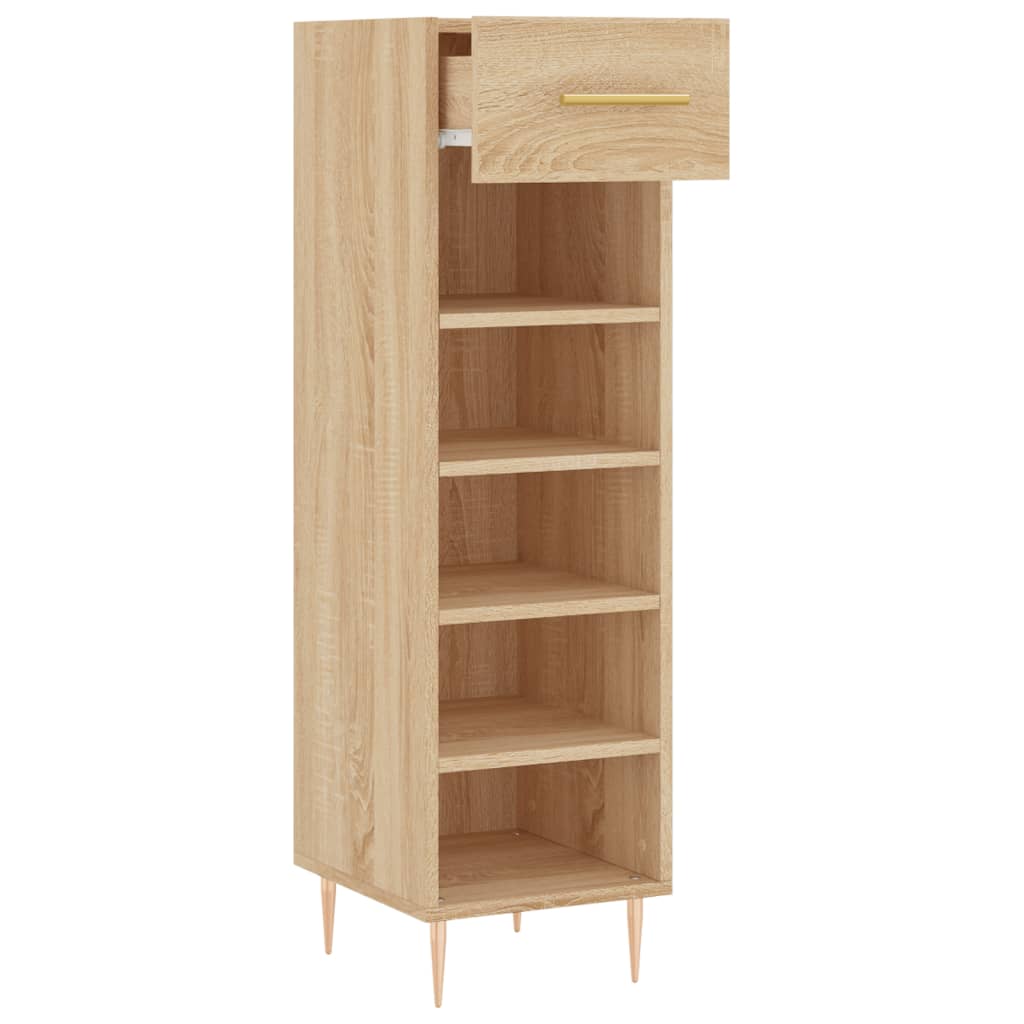 Schuhschrank Sonoma-Eiche 30x35x105 cm Holzwerkstoff