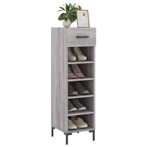 Schuhschrank Grau Sonoma 30x35x105 cm Holzwerkstoff