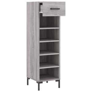 Schuhschrank Grau Sonoma 30x35x105 cm Holzwerkstoff