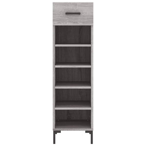 Schuhschrank Grau Sonoma 30x35x105 cm Holzwerkstoff