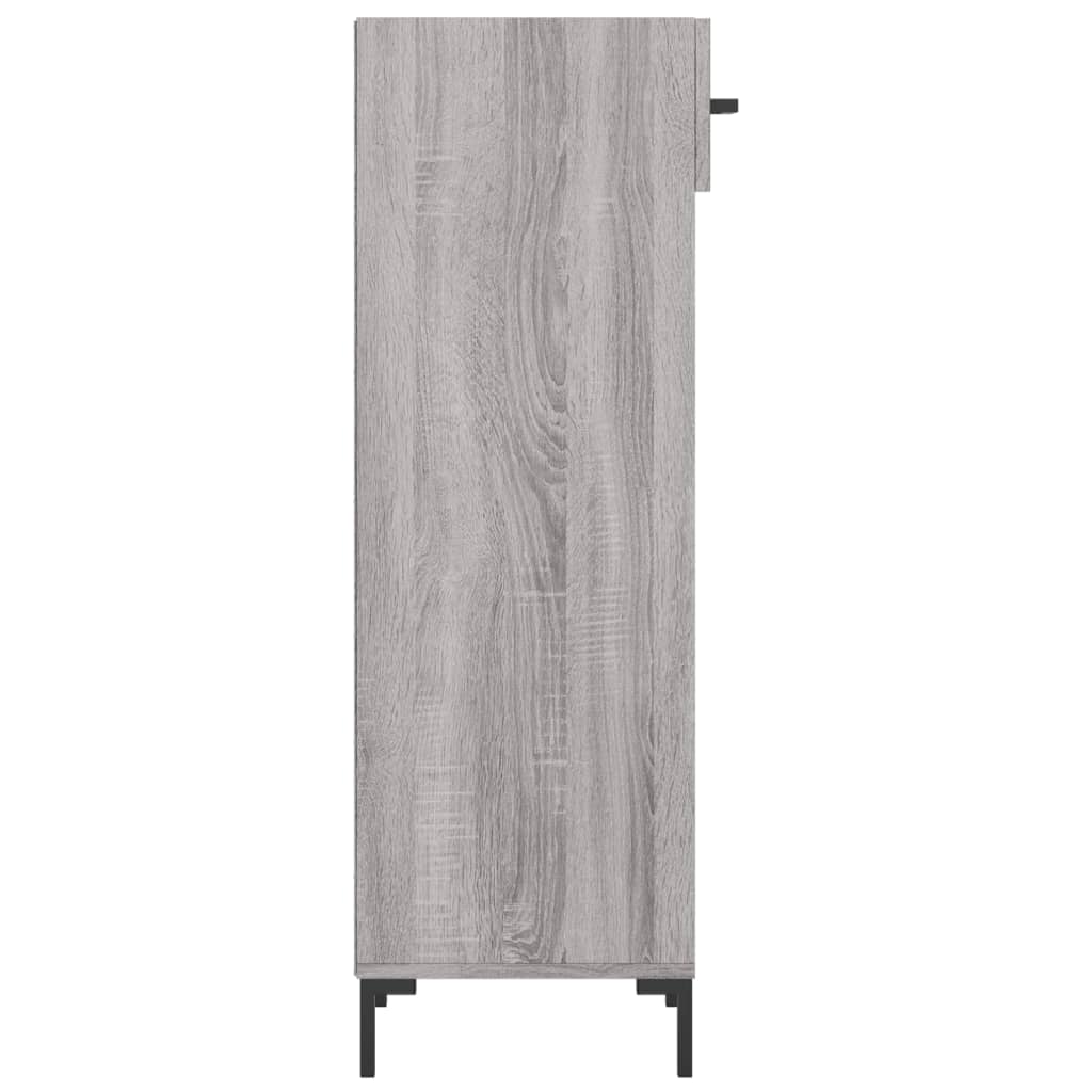 Schuhschrank Grau Sonoma 30x35x105 cm Holzwerkstoff