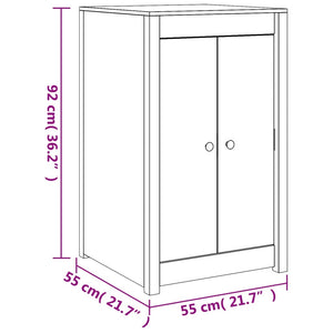 Outdoor-Küchenschrank Massivholz Kiefer VIDAXL