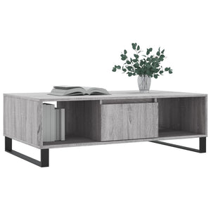 vidaXL Couchtisch Grau Sonoma 104x60x35 cm Holzwerkstoff