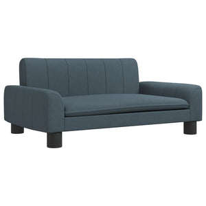 vidaXL Kindersofa Dunkelgrau 70x45x30 cm Stoff