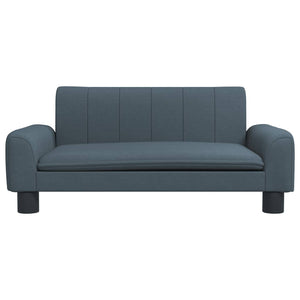 vidaXL Kindersofa Dunkelgrau 70x45x30 cm Stoff