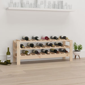 vidaXL Weinregal 109,5x30x42 cm Massivholz Kiefer