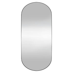 vidaXL Wandspiegel 30x70 cm Glas Oval