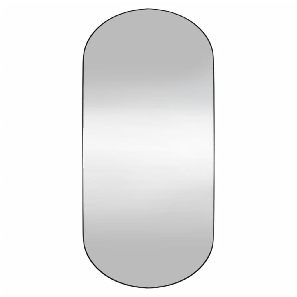 vidaXL Wandspiegel 45x100 cm Glas Oval