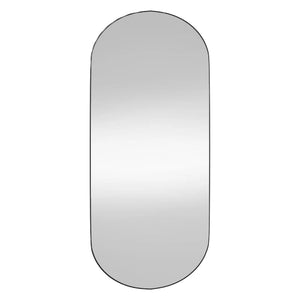 vidaXL Wandspiegel 45x100 cm Glas Oval