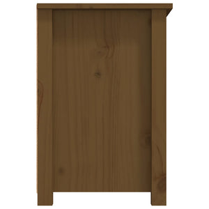 vidaXL TV-Schrank Honigbraun 79x35x52 cm Massivholz Kiefer