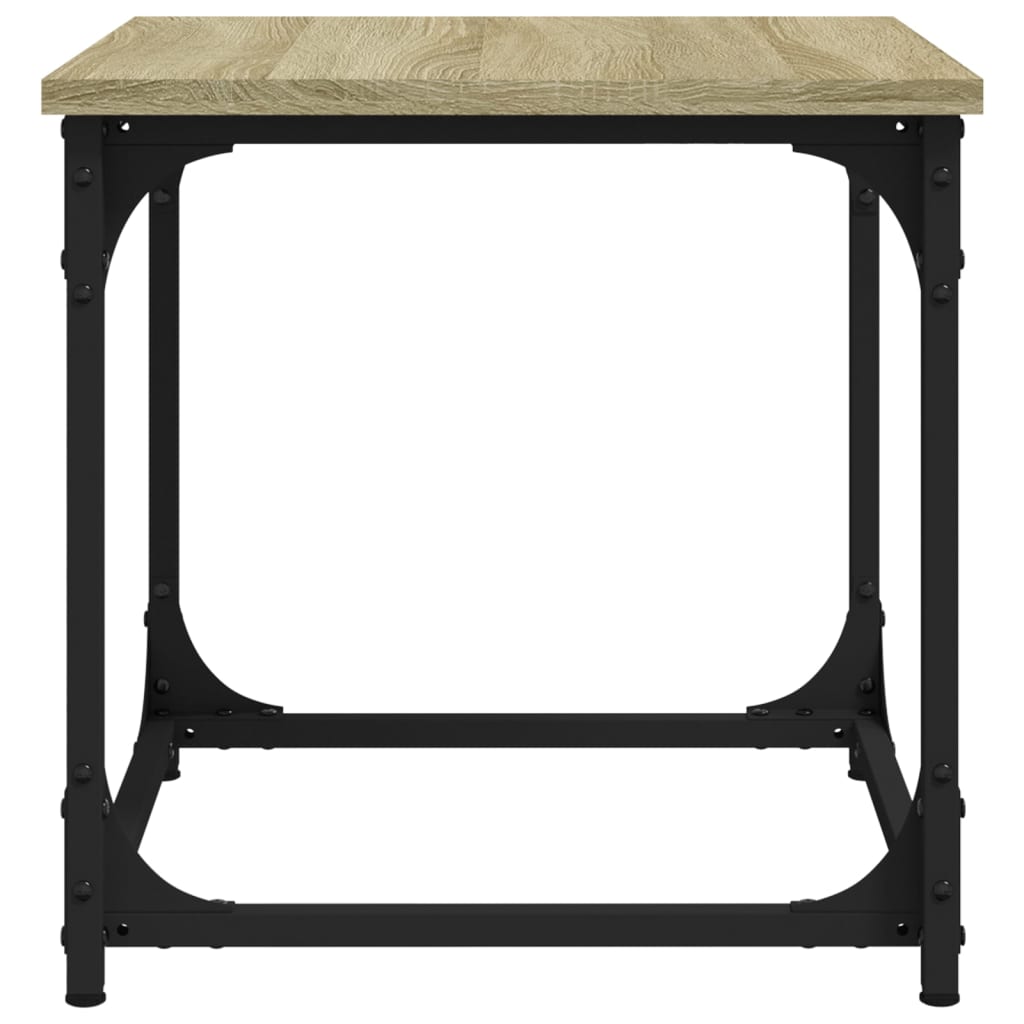 vidaXL Beistelltisch Sonoma-Eiche 40x40x40 cm Holzwerkstoff