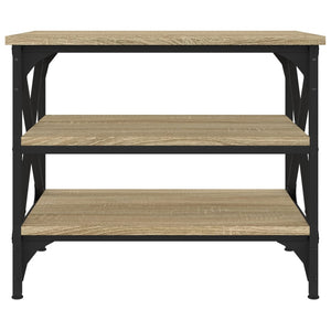 vidaXL Beistelltisch Sonoma-Eiche 55x38x45 cm Holzwerkstoff