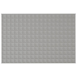 vidaXL Gewichtsdecke Grau 120x180 cm 5 kg Stoff