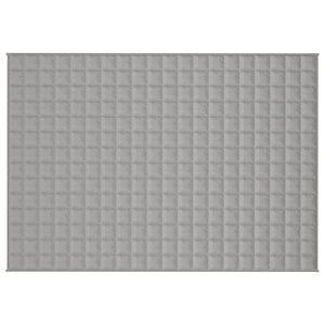 vidaXL Gewichtsdecke Grau 138x200 cm 6 kg Stoff