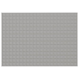 vidaXL Gewichtsdecke Grau 155x220 cm 7 kg Stoff