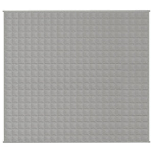 vidaXL Gewichtsdecke Grau 200x225 cm 13 kg Stoff