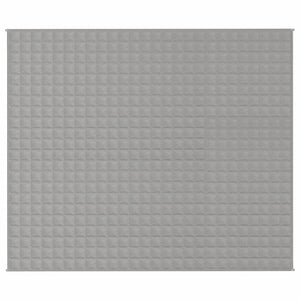 vidaXL Gewichtsdecke Grau 220x260 cm 11 kg Stoff