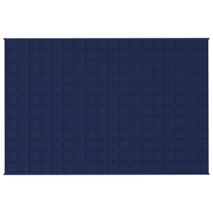 vidaXL Gewichtsdecke Blau 120x180 cm 9 kg Stoff