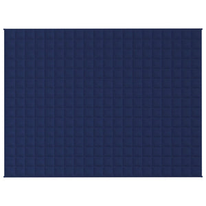 vidaXL Gewichtsdecke Blau 150x200 cm 7 kg Stoff