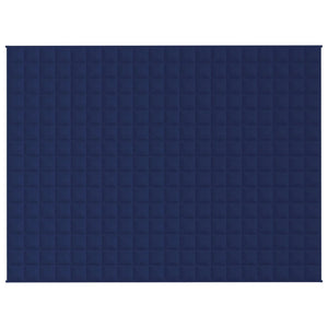 vidaXL Gewichtsdecke Blau 150x200 cm 11 kg Stoff