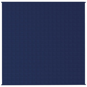 Gewichtsdecke Blau 200x200 cm 13 kg Stoff