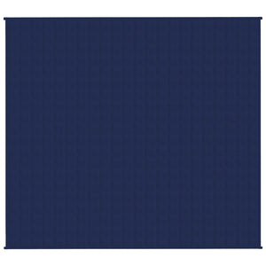 vidaXL Gewichtsdecke Blau 200x225 cm 9 kg Stoff