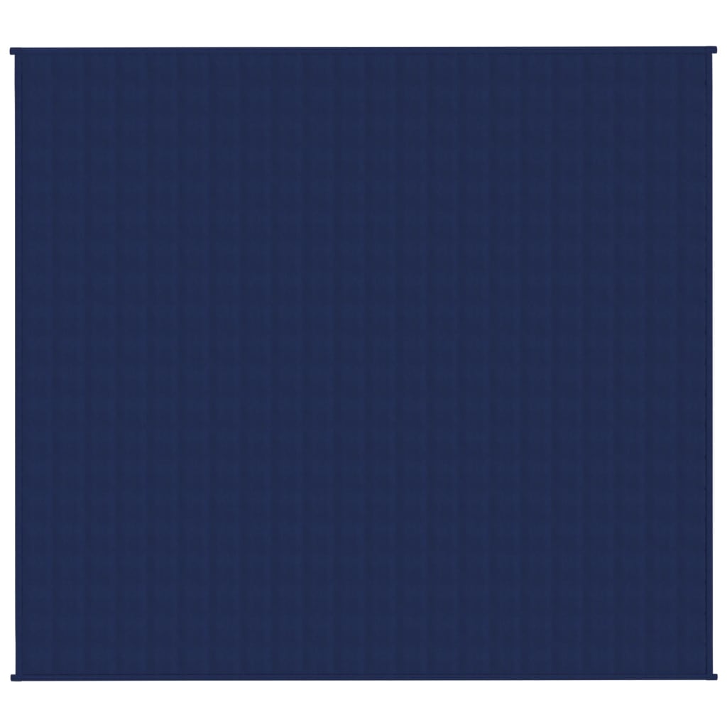 vidaXL Gewichtsdecke Blau 200x225 cm 13 kg Stoff