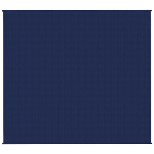 vidaXL Gewichtsdecke Blau 200x225 cm 13 kg Stoff