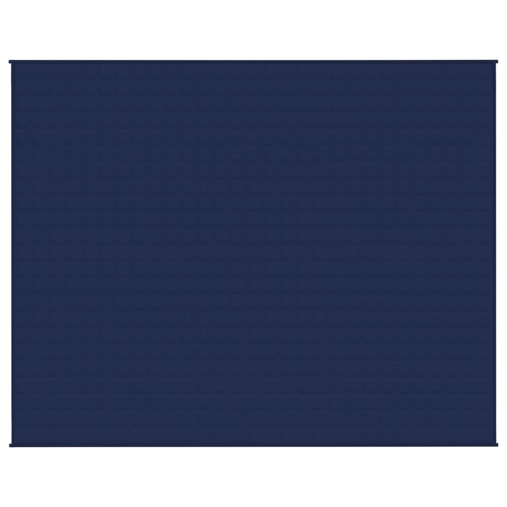 vidaXL Gewichtsdecke Blau 235x290 cm 11 kg Stoff